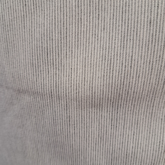 ❤️ Hilary Radley Bermuda Shorts Women's Size 8 Grey Stripe White Stretch - Picture 4 of 11